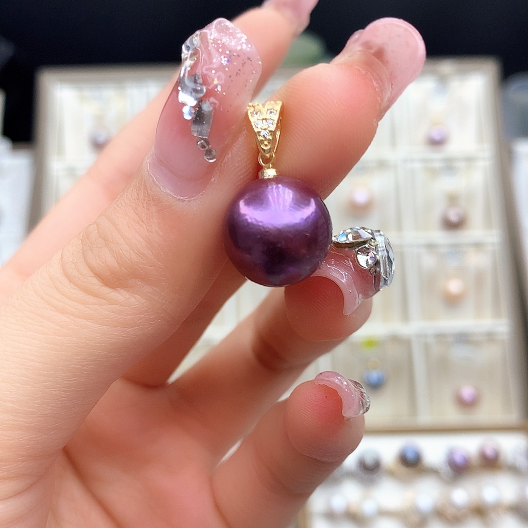 淡水珍珠颈饰合金