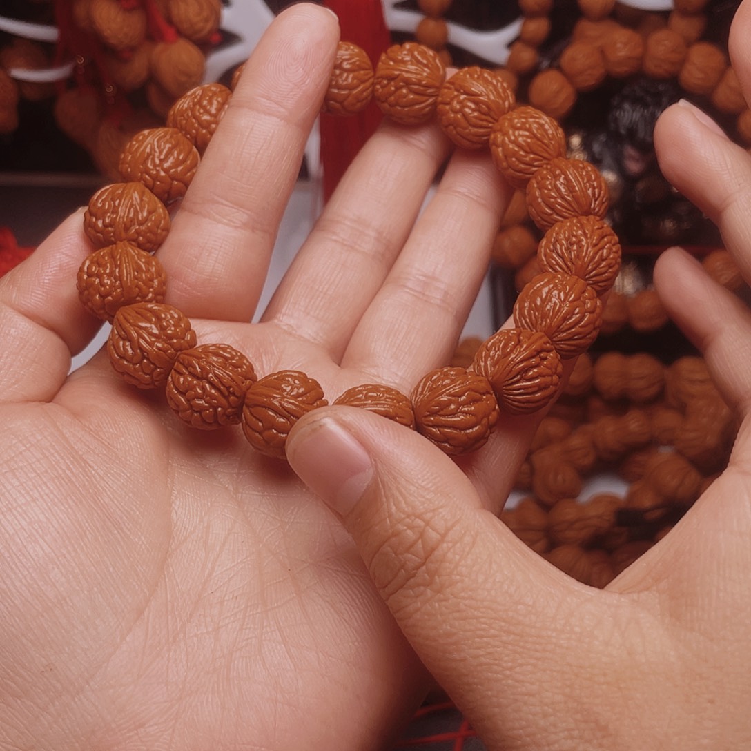 吊坠桃核龙纹桃枭