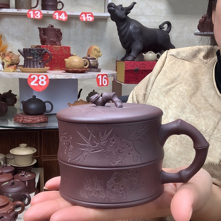 紫砂茶壶宜兴紫砂茶杯