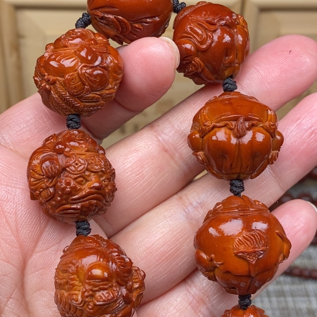 怀***店吊坠橄榄核财神23