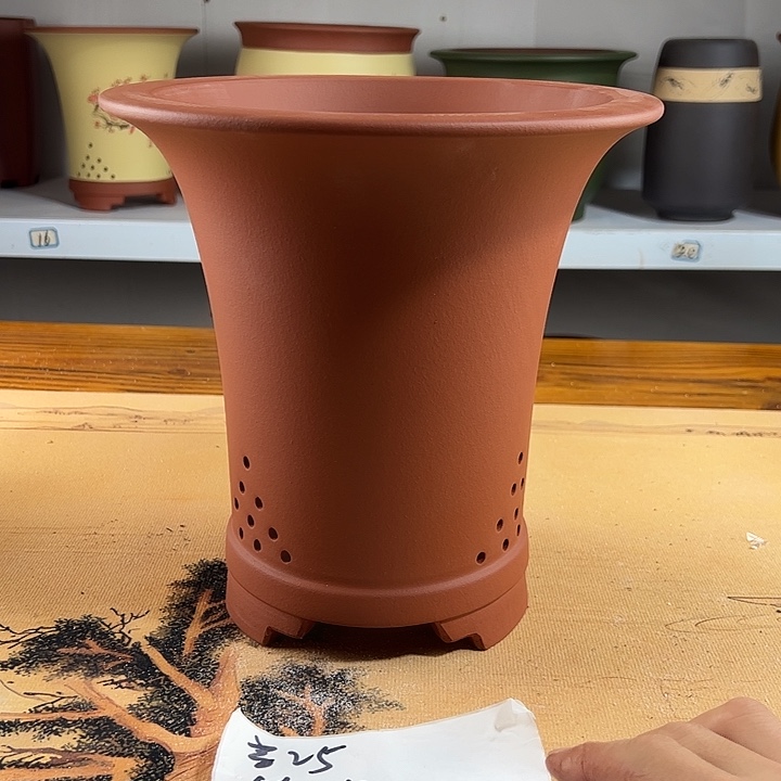 紫砂花盆紫砂兰花盆94