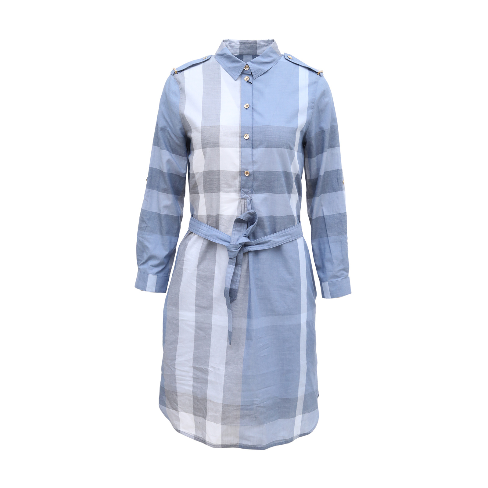 99新 BURBERRY/博柏利 裙子 蓝色 棉 常规码34码P244274591