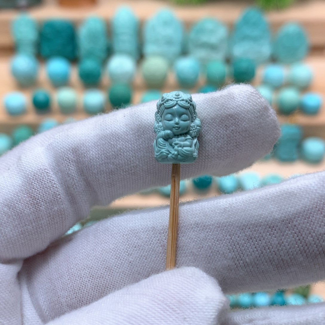 绿松石珠宝奇石未镶嵌