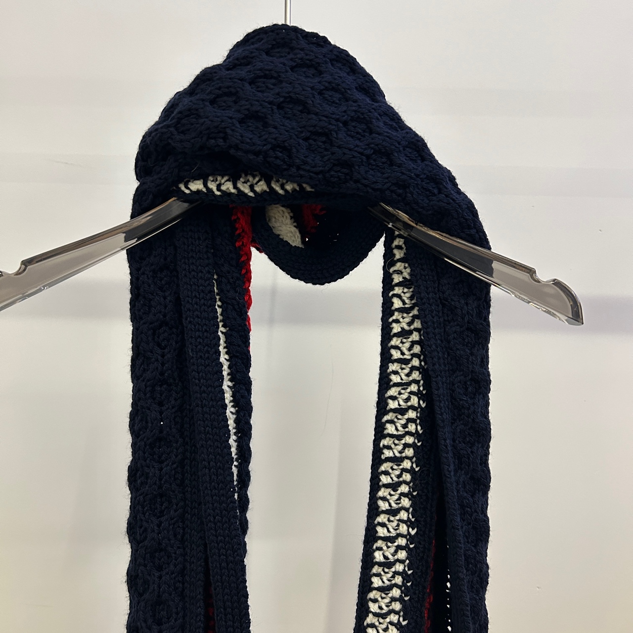 99新 THOMBROWNE 毛线围巾 有吊牌 GM001288