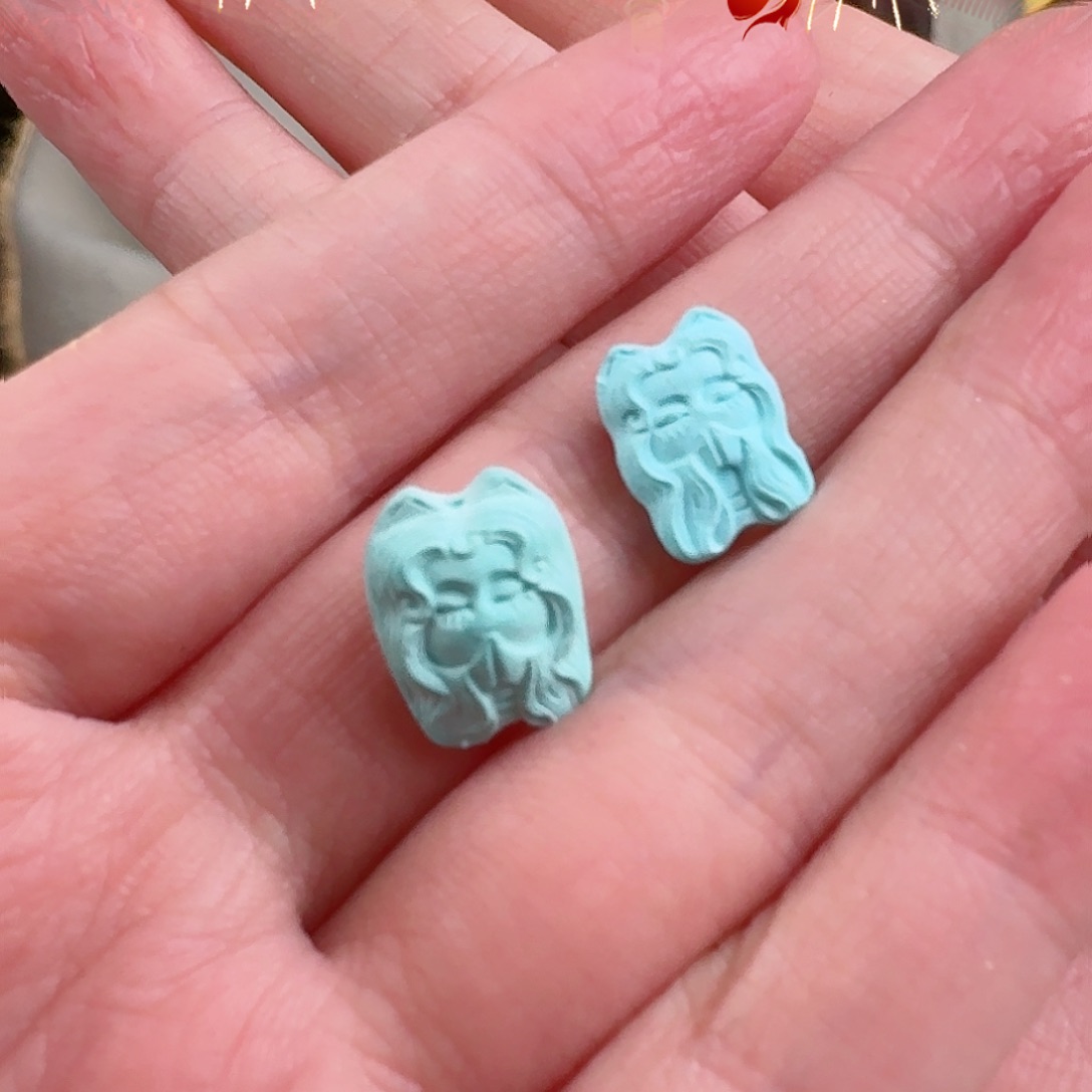 绿松石珠宝奇石未镶嵌