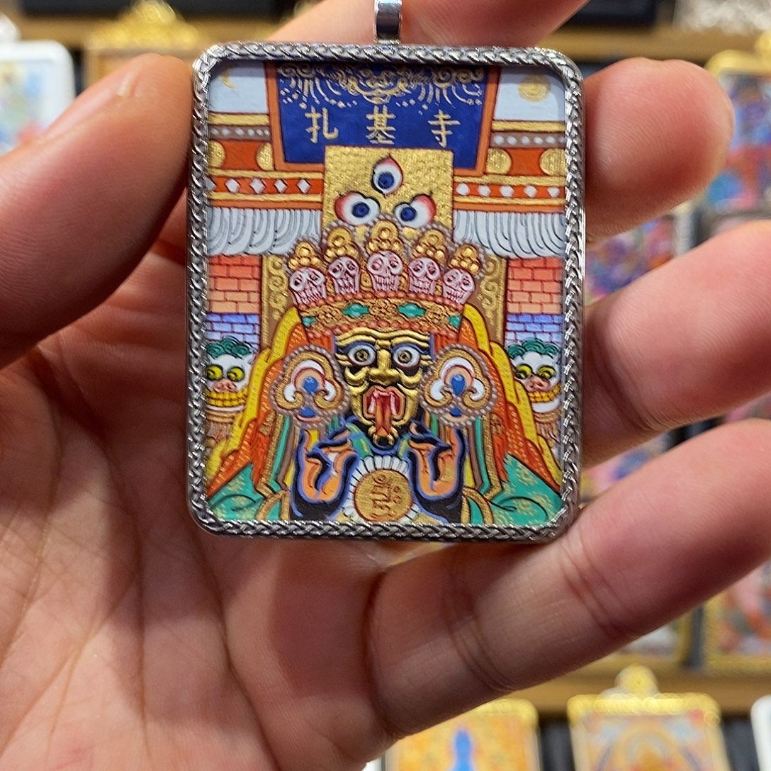 铜铁合金类浮世绘唐卡扎基