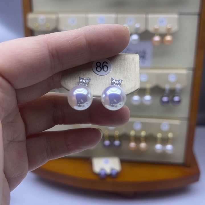 淡水珍珠未镶嵌耳饰