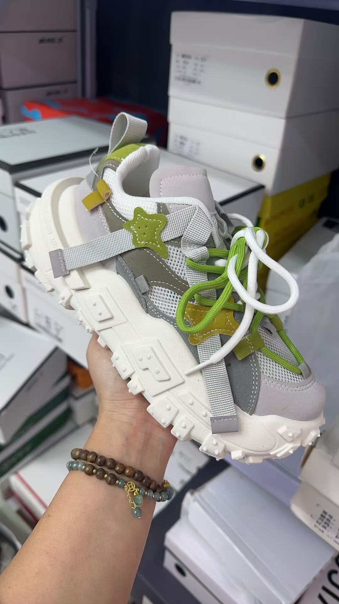 W318老爹鞋女鞋厚底轮胎底