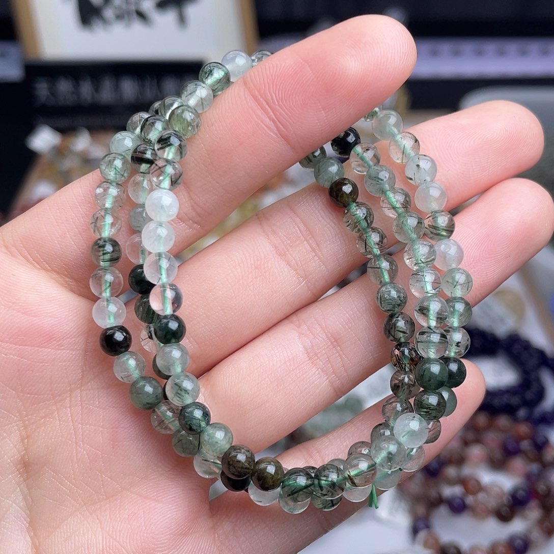 水晶未镶嵌手串天然