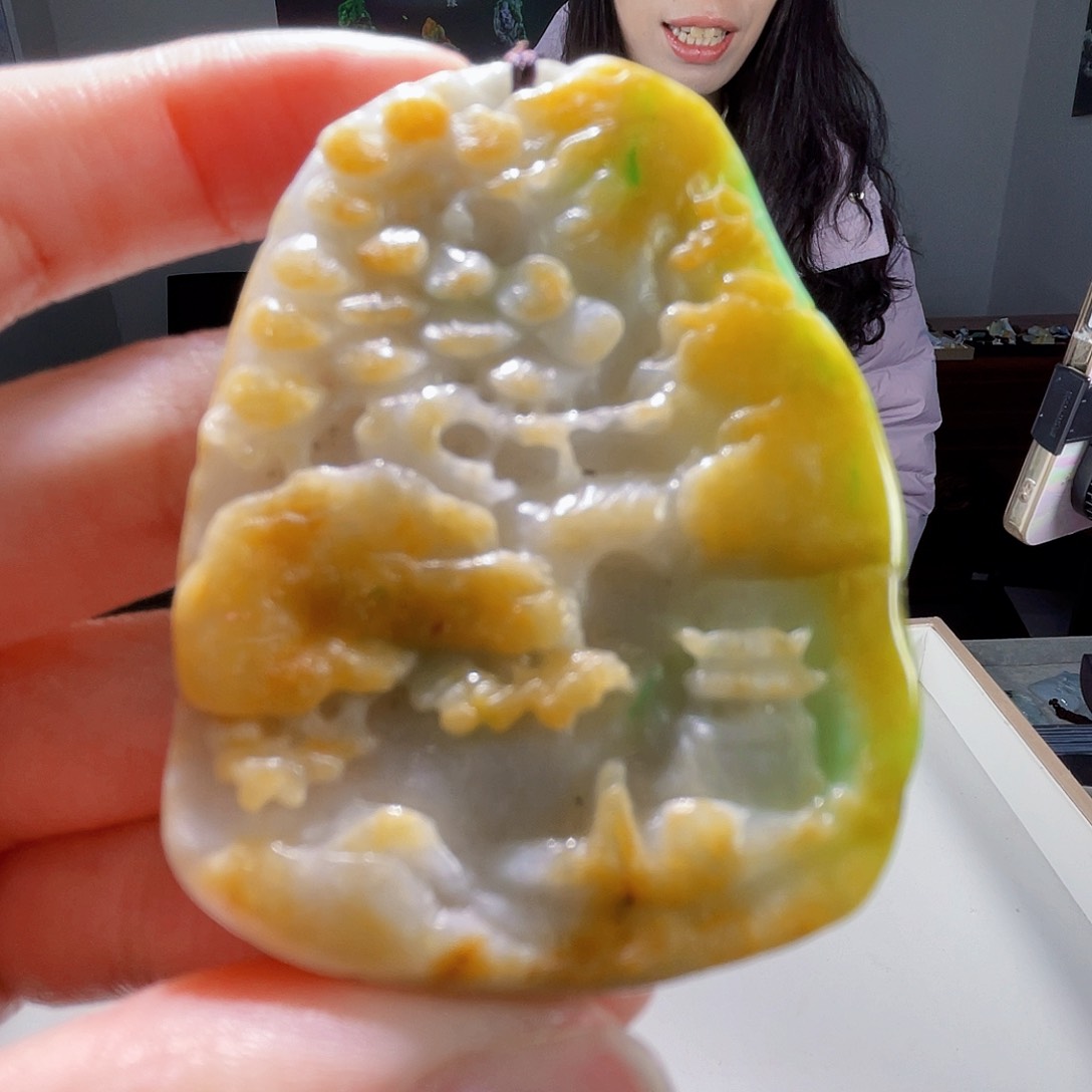 颈饰未镶嵌翡翠翡翠
