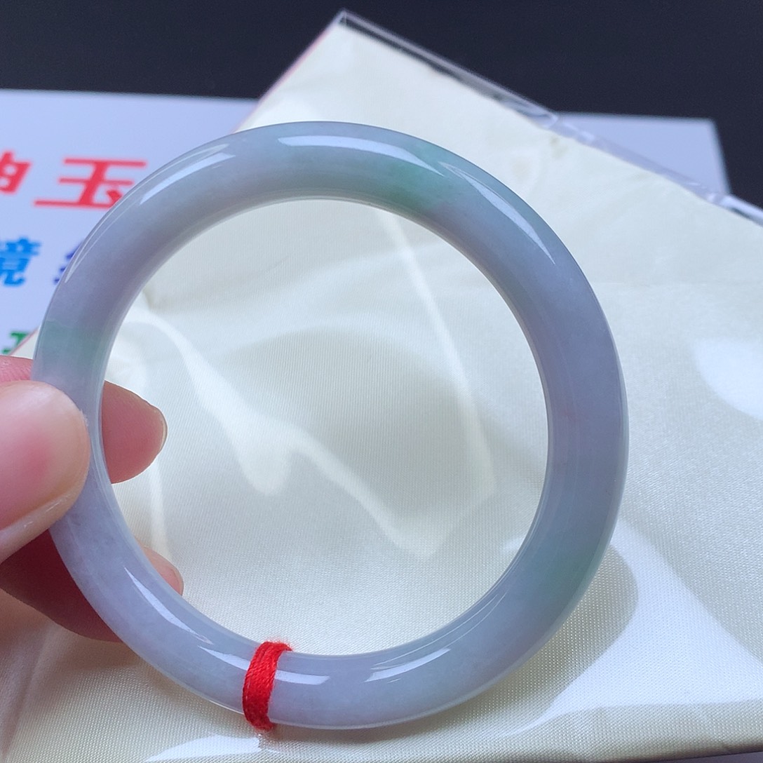 翡翠手镯未镶嵌56圈翡翠手镯