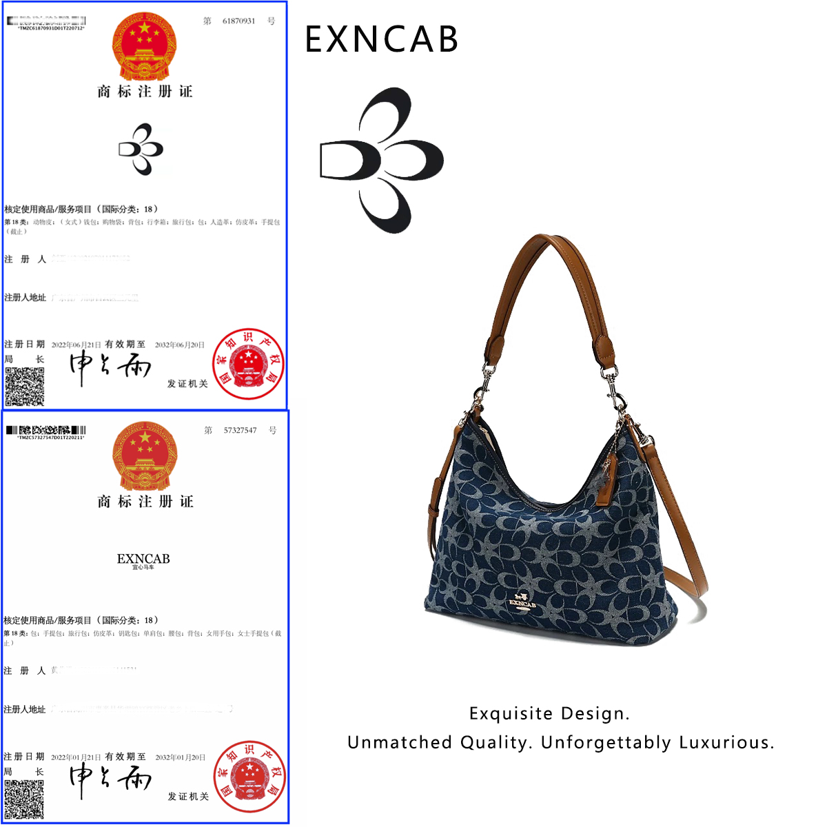 【K804】（尺寸31*10.5*23.5CM）2025新款时尚百搭单肩蓝色老花女包