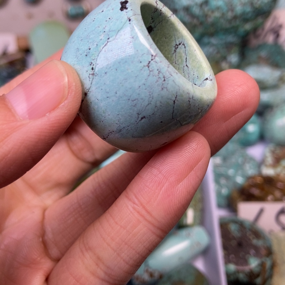 绿松石珠宝奇石未镶嵌