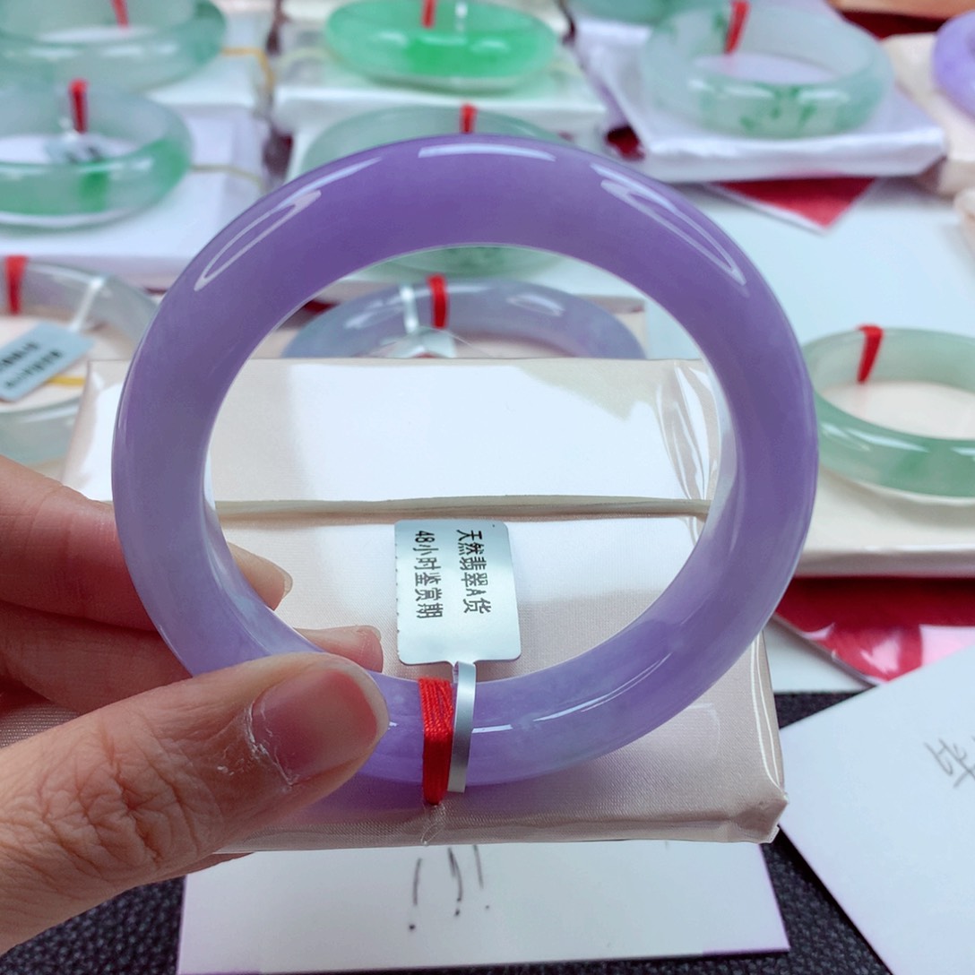 翡翠手镯未镶嵌月****女分单1A