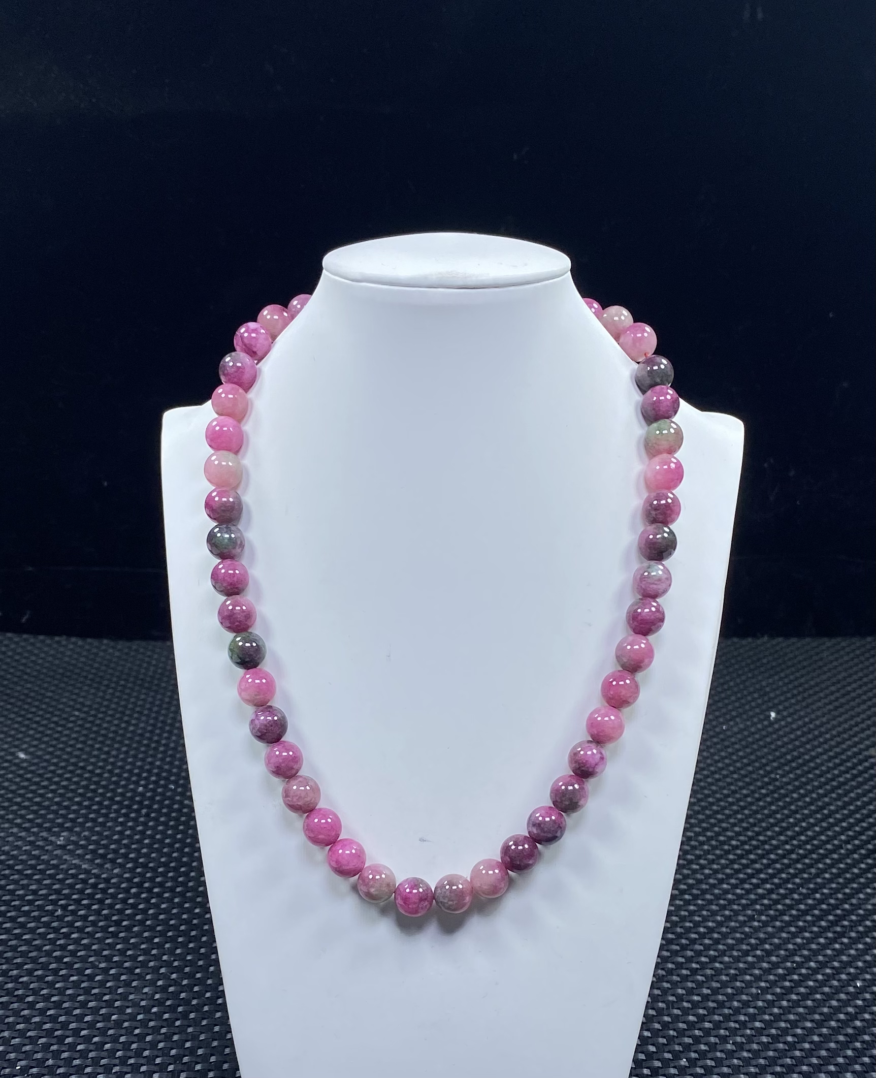 粉绿色10mm项链发一条K63