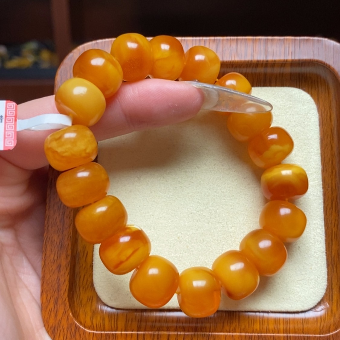 【闪购商品】蜜蜡手链未镶嵌手串