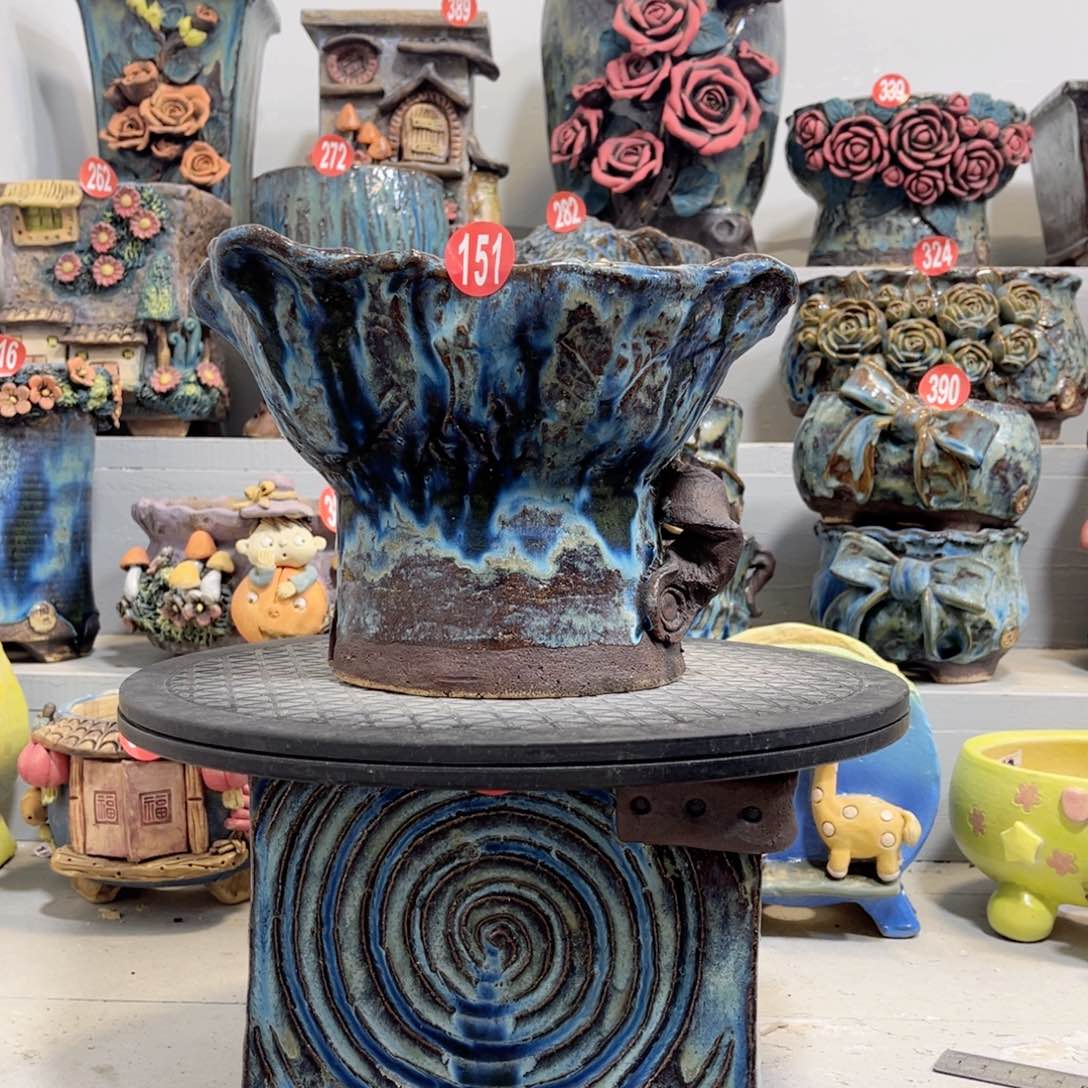 陶瓷151 号陶然花盆