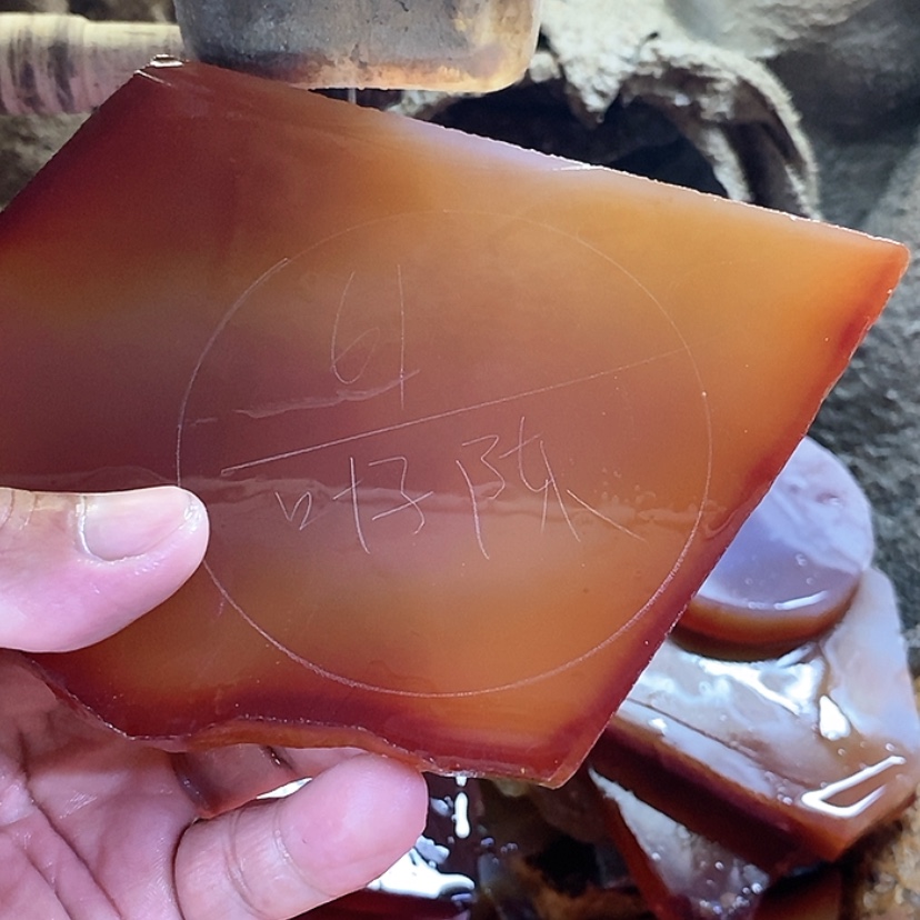 【闪购商品】定制玛瑙叶*陈纯天然玛瑙