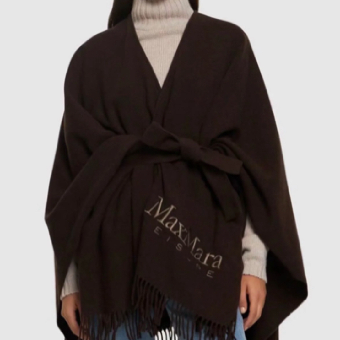 全新未使用 MaxMara Max Mara披肩斗篷/146*153/A02269