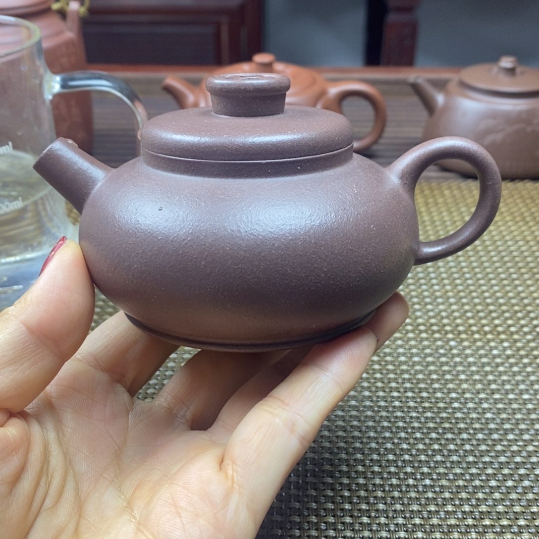 紫砂茶壶190cc紫砂壶紫泥