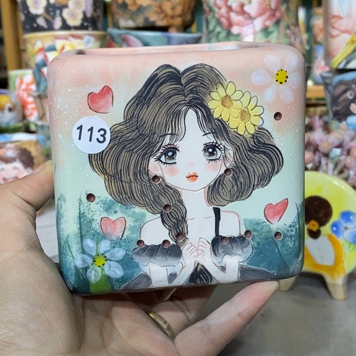 红陶景德镇艺术手绘作品