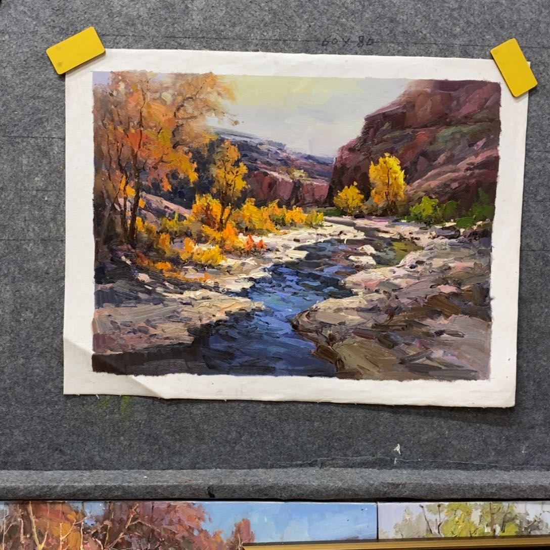 油画风景油画作品