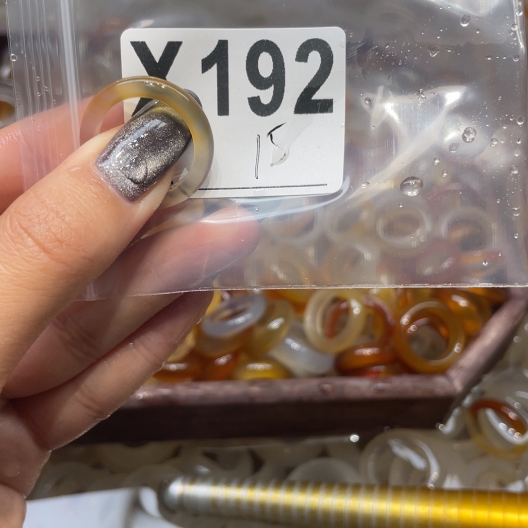 玛瑙/玉髓未镶嵌戒指192