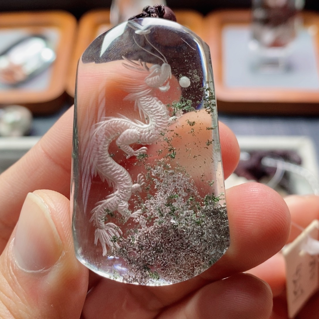 水晶未镶嵌吊坠(不含链)