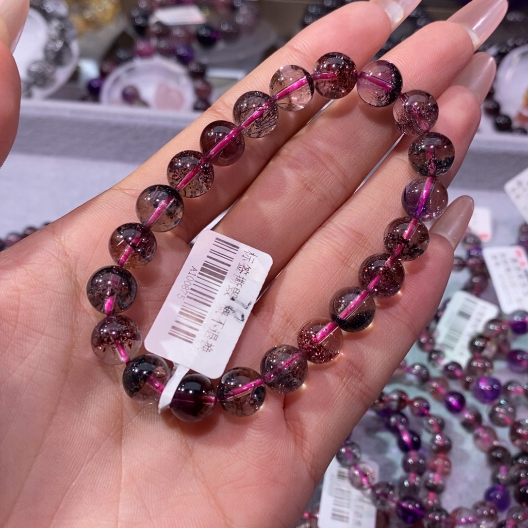 水晶手串未镶嵌超七毒液9+