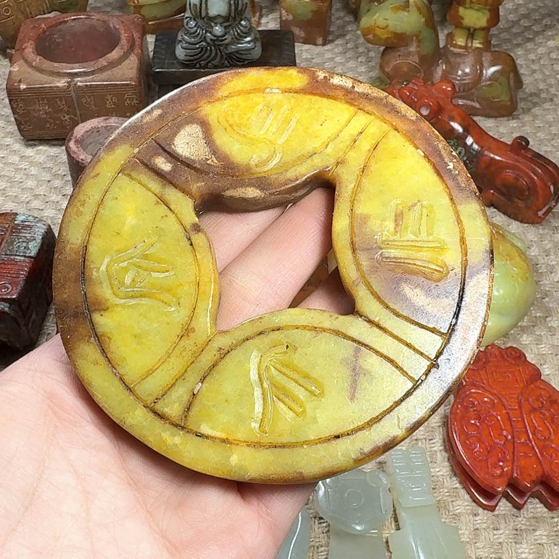 白玉菩提吊坠挂件