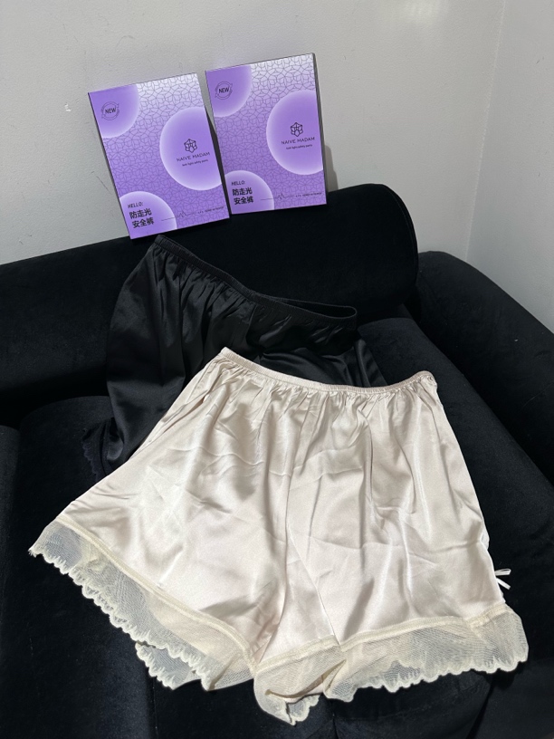 《定制款不退不换》防走光蕾丝安全裤女士不卷边防走光高腰打底裤