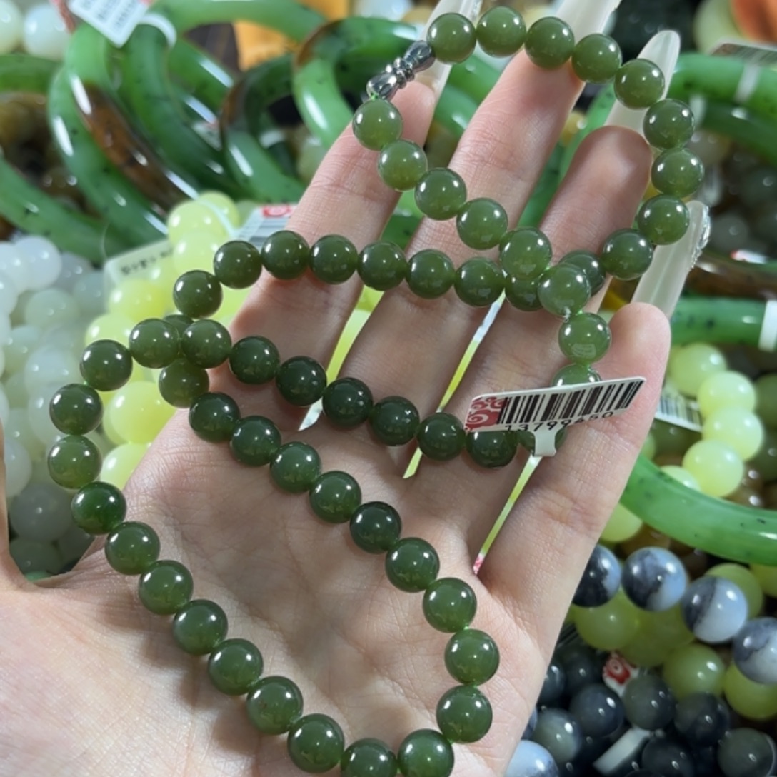 和田玉未镶嵌手链221