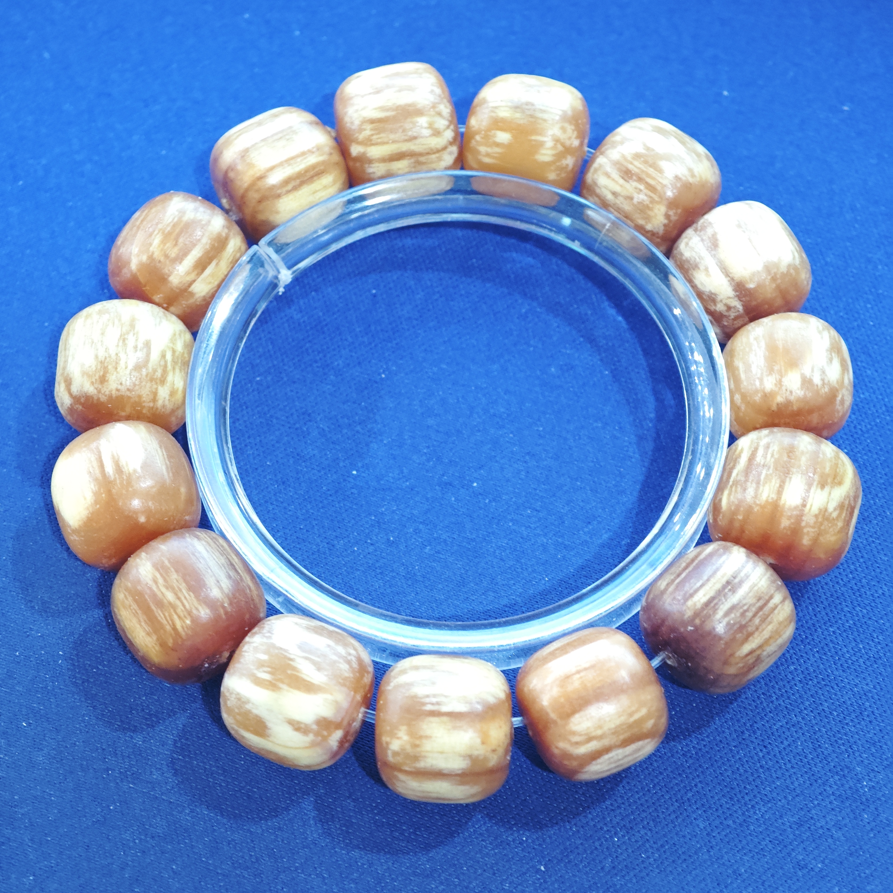 H192 血龙木桶珠1.5cm单圈手串