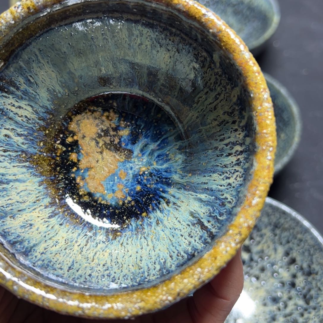 ****零茶盏叶珺珺柴烧落灰盏