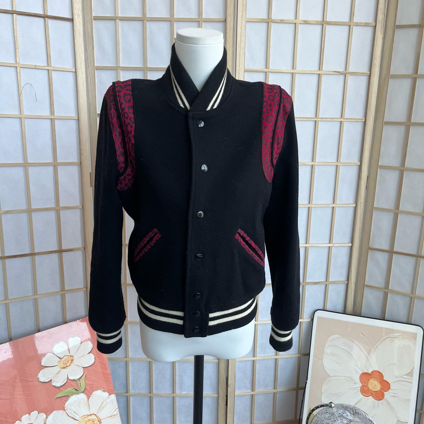 99新 YSL/圣罗兰 A10712 ysl 黑色 外套 99新 38码 肩宽42 