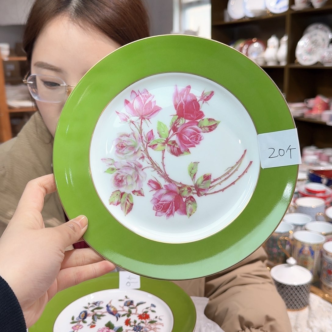 瓷安家原单盘一个8英寸20cm微瑕