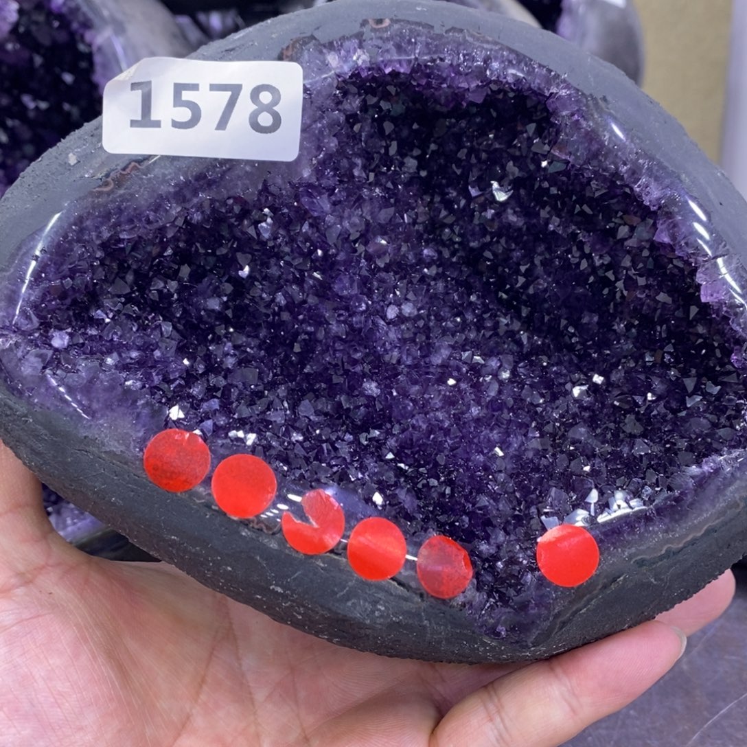 未镶嵌紫晶大型摆件（非配饰）紫水晶1578