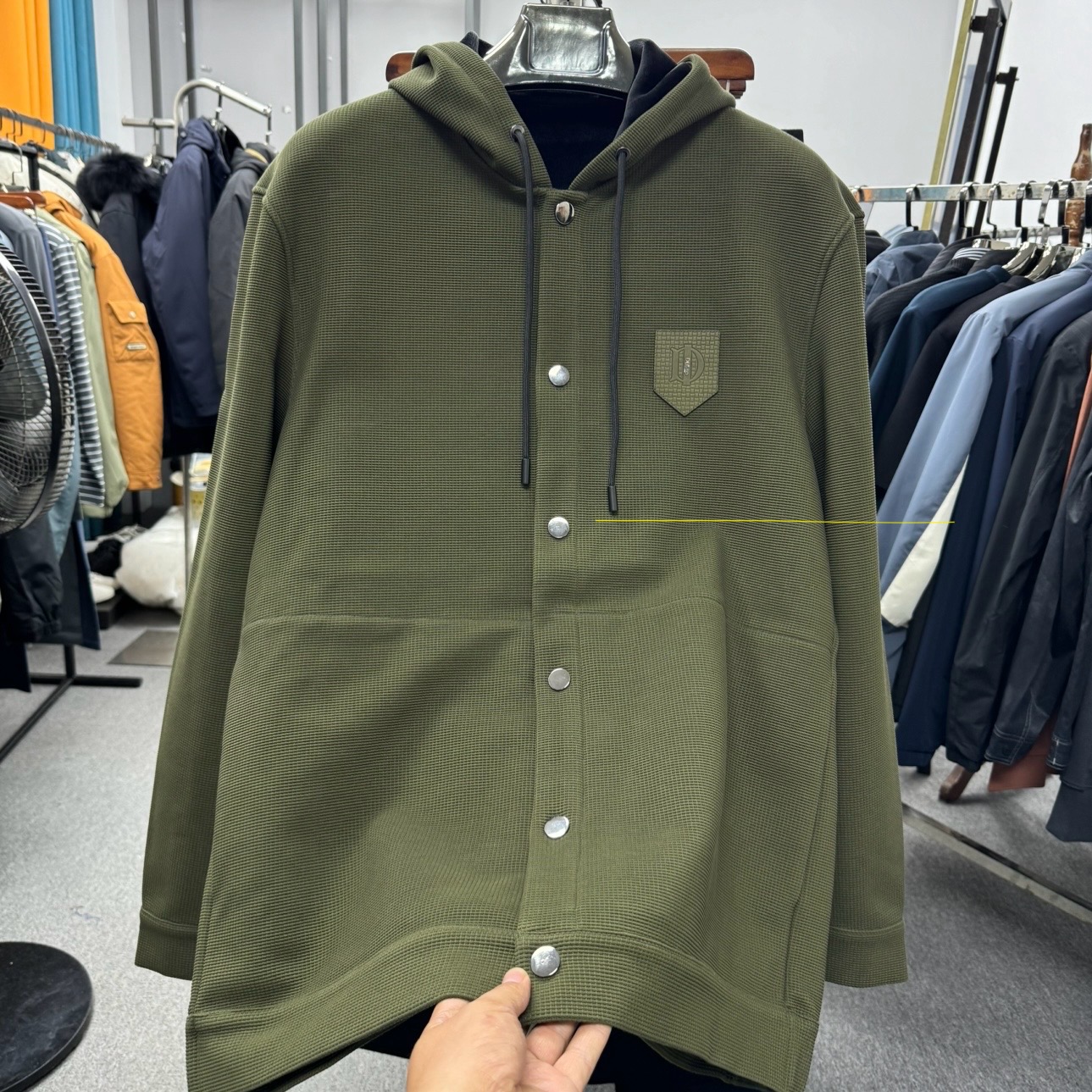 秋季连帽加绒款开衫卫衣WY53069