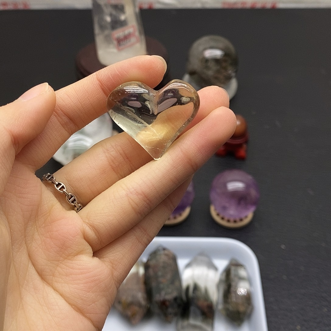 珠宝半成品水晶未镶嵌9水晶石