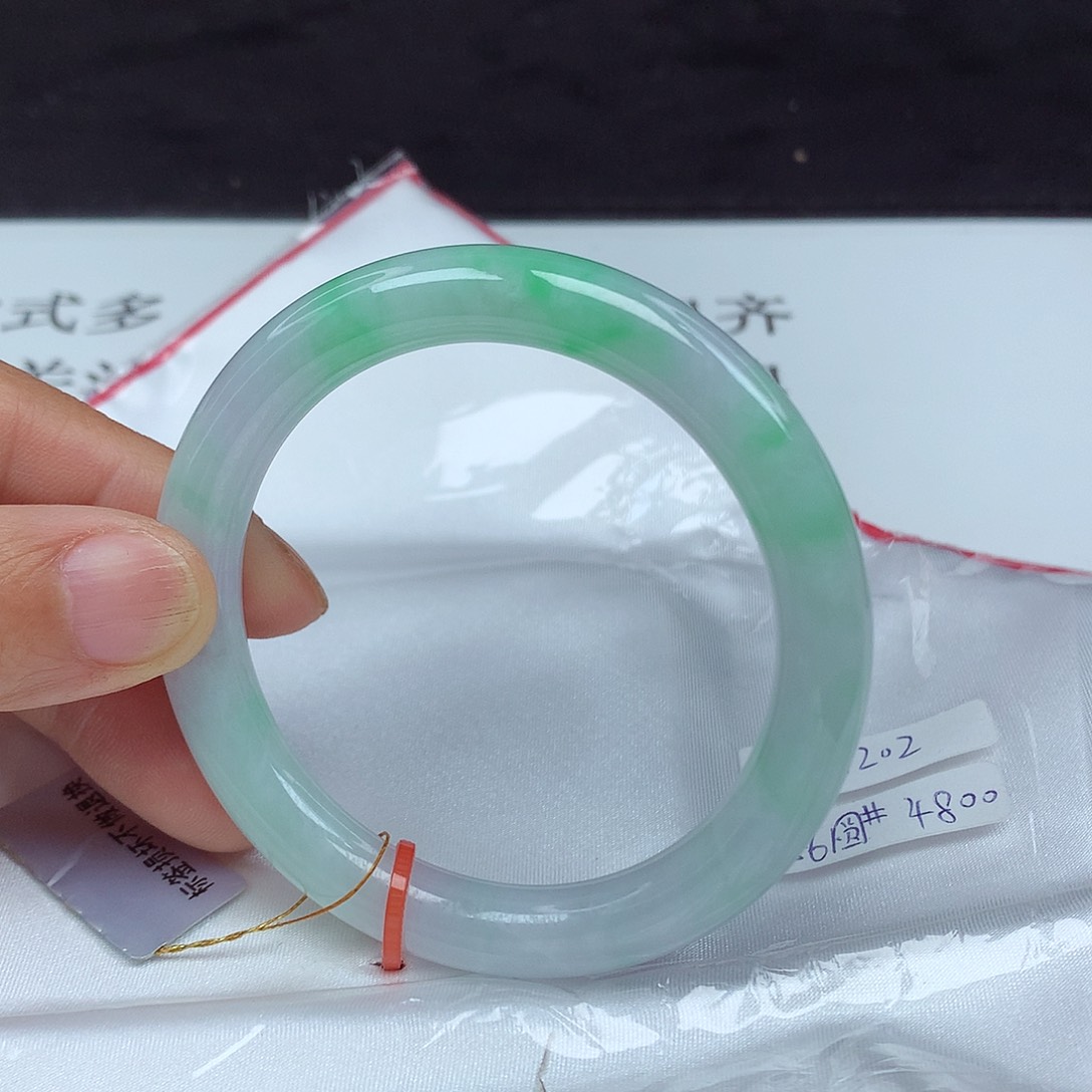 翡翠手镯未镶嵌56圈1202
