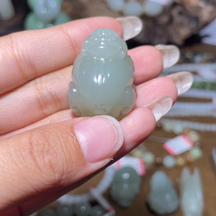 胖***和田玉（糖玉）未镶嵌手链