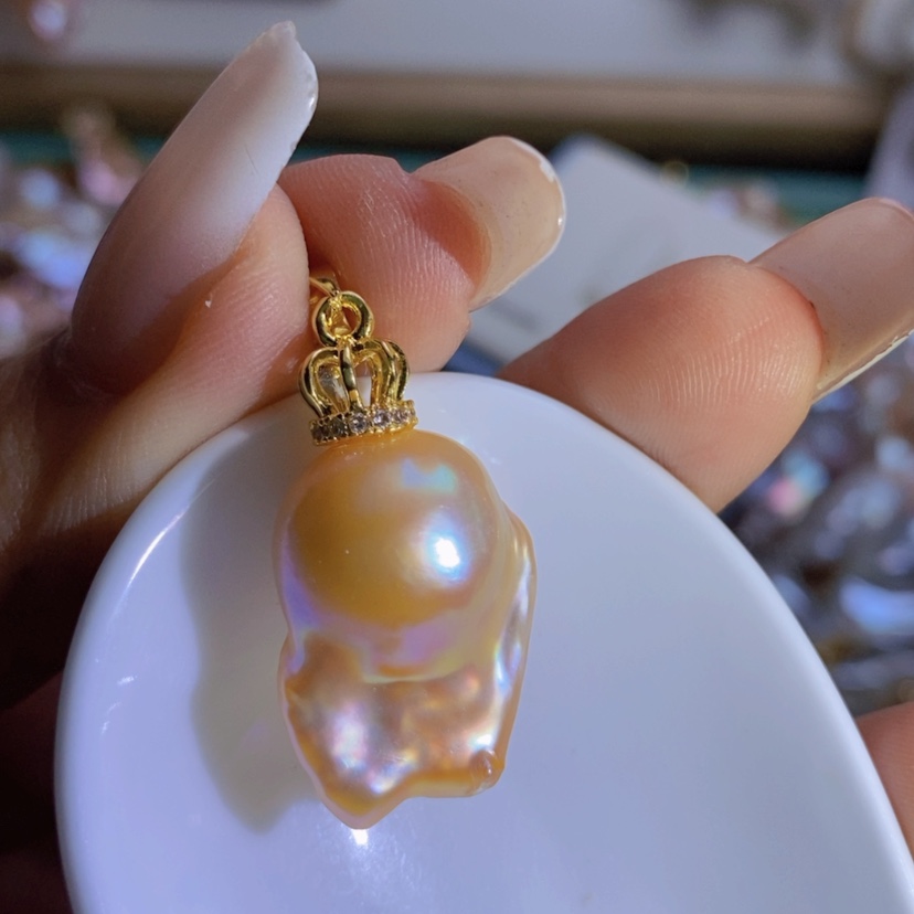 【闪购商品】淡水珍珠天然淡水（微瑕）合金