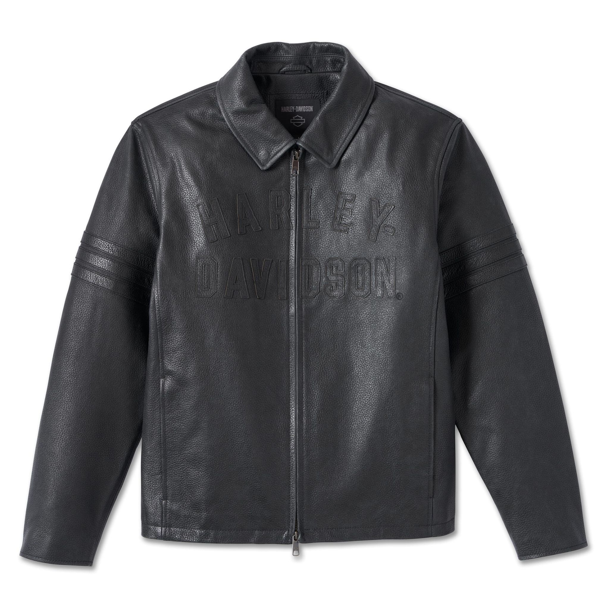 Harley Davidson/哈雷戴维森哈雷戴维森牛水皮男士皮衣