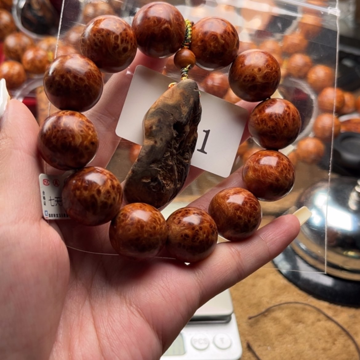 【闪购商品】柏木（崖柏）手串/手链20金刚骨料