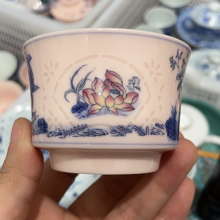 陶摆件景德镇陶瓷主人杯23445