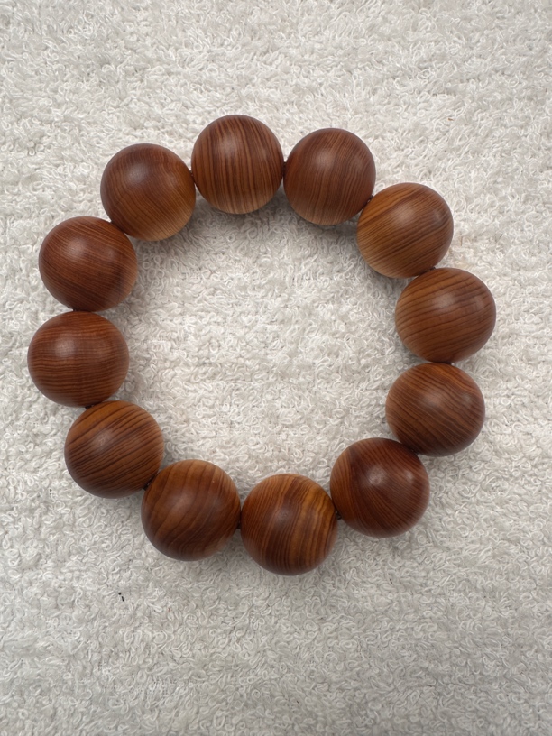 2.5规格10颗太行崖柏黑油虎皮纹老料直播间福利款