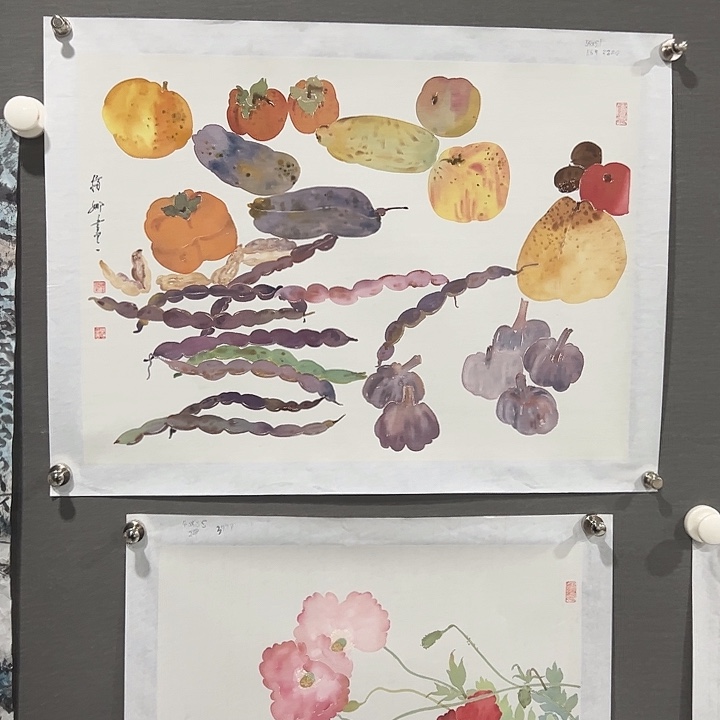 福***堂国画杨娜老师花鸟画作品