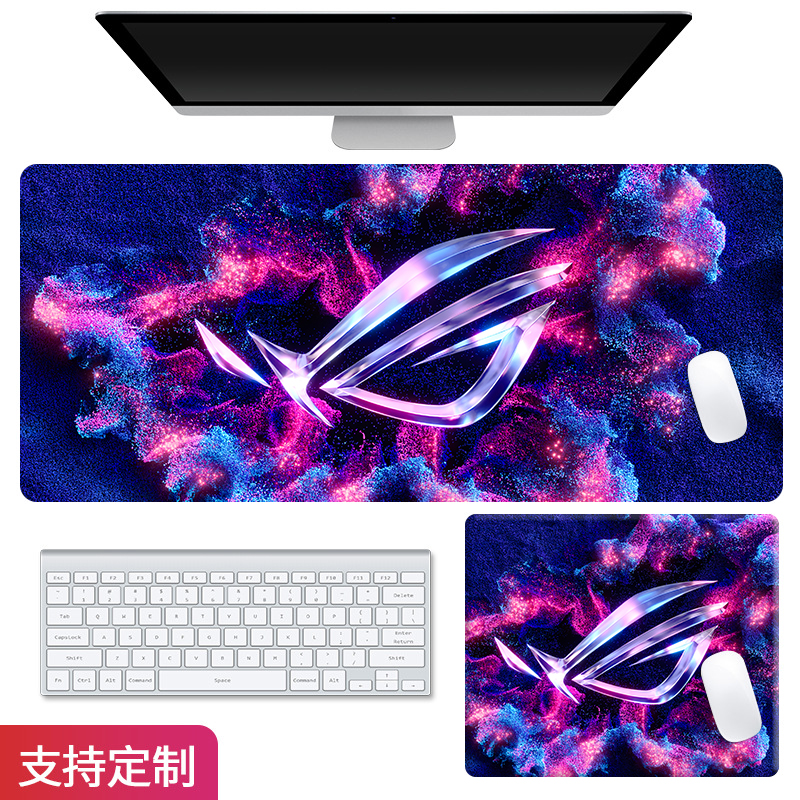 【高达定制】微蚀刻玻璃鼠标垫电竟鼠标垫游戏鼠标垫大垫子