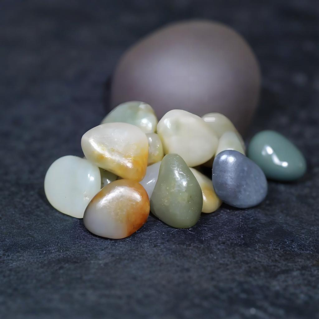 戈壁小籽彩石盆景造型天然观赏多样性直播讲解为准