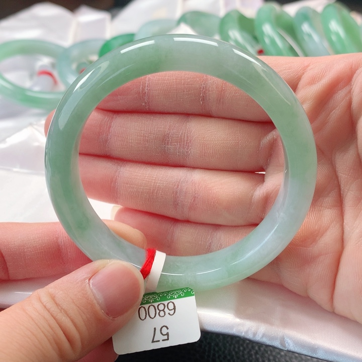 翡翠手镯未镶嵌缅甸A货翡翠手镯